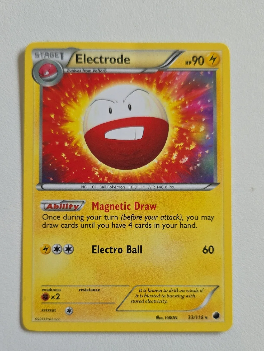 Pokemon Electrode And Voltorb Cards